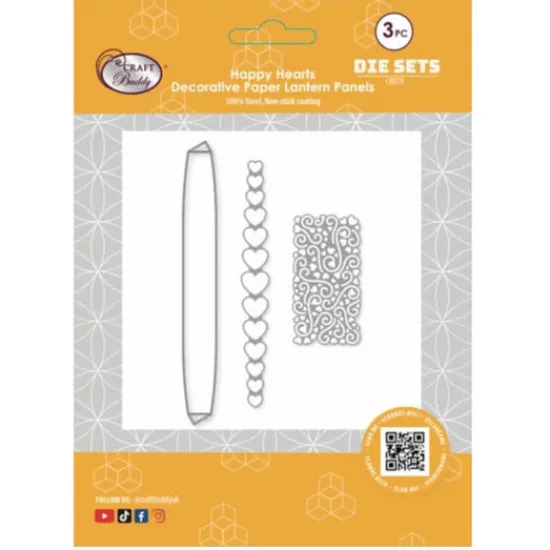 Craft Buddy "Happy Hearts" Decorative Paper Lantern Panels Sale