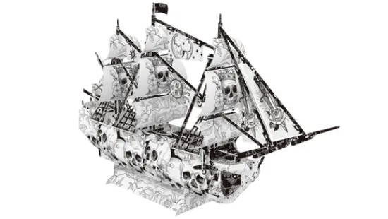 Craft Buddy H.M.S Victory 3D Colour Me Puzzle Kit Outlet