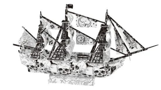 Craft Buddy H.M.S Victory 3D Colour Me Puzzle Kit Outlet