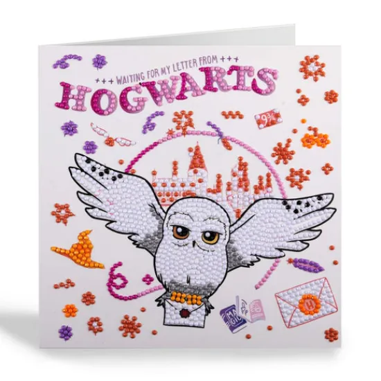 Craft Buddy "Hogwarts & Hedwig" Harry Potter Crystal Art Card Online