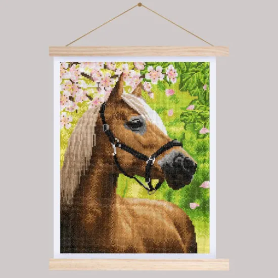 Craft Buddy "Horse" Crystal Art Scroll Kit 35x45cm Sale
