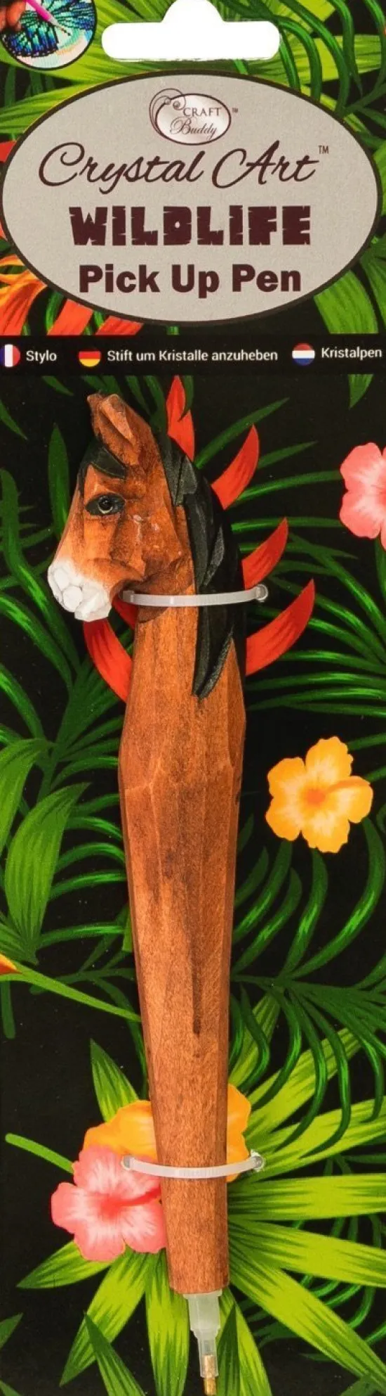 Craft Buddy Horse Wildlife Crystal Pick-Up Pen, 18cm Hot