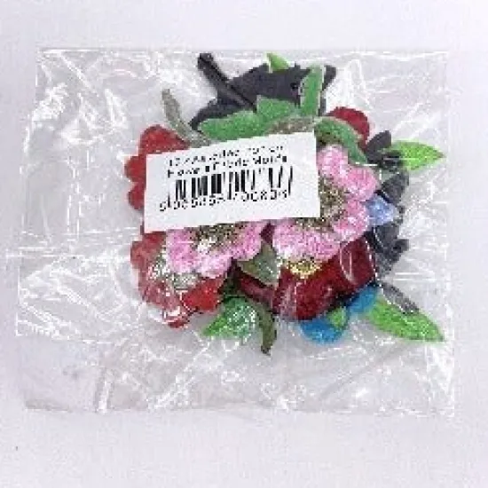 Craft Buddy IOF10: Set of 10 Flowers iron on Motifs Sale