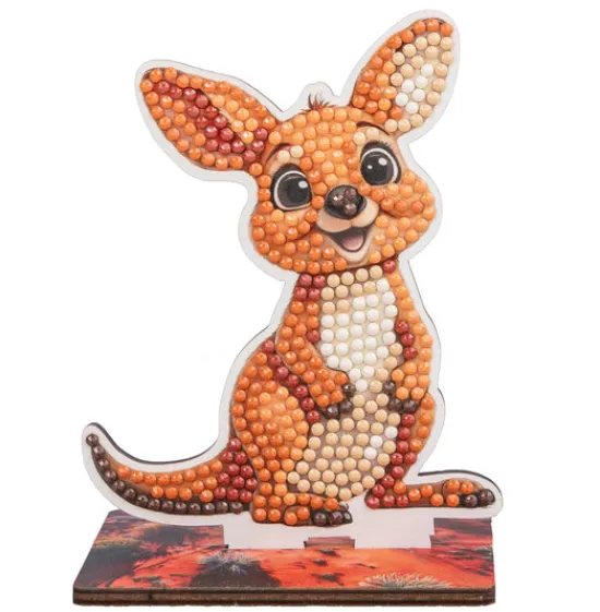 Craft Buddy Kangaroo Crystal Art Wildlife Buddies Fashion