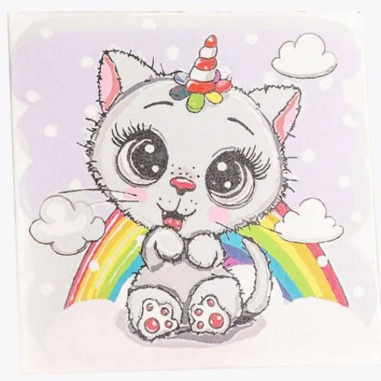 Craft Buddy "Kitten Rainbow" Paint By Numb3rs Kit Clearance