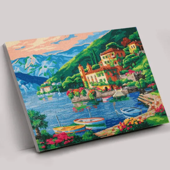 Craft Buddy "Lakeside Terrace" Crystal Art Canvas 40x50cm Online