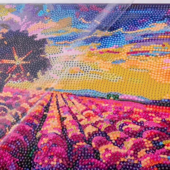 Craft Buddy “Lavender Field” Crystal Art Canvas 30x30cm Sale