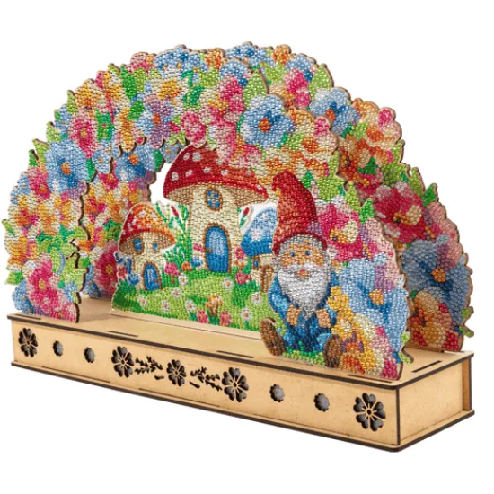 Craft Buddy Light Up Floral Burst 3D Crystal Art LED Scene Kit Hot