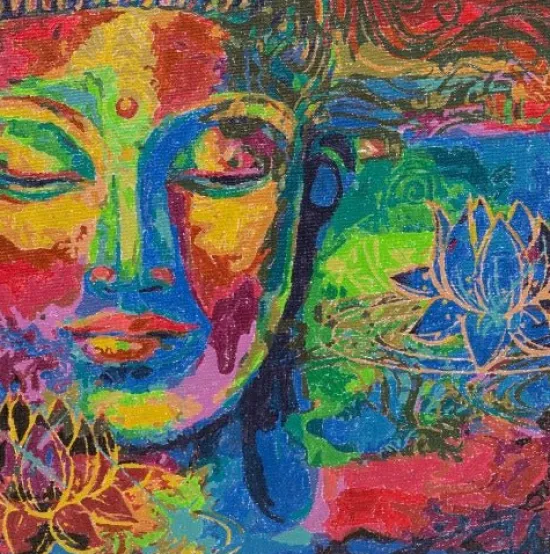 Craft Buddy "Lord Buddha" Paint By Numb3rs Kit 30x30cm Online