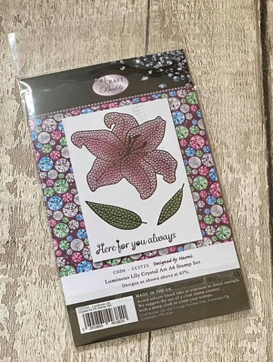 Craft Buddy Luminous Lily Crystal Art A6 Stamp Set Online