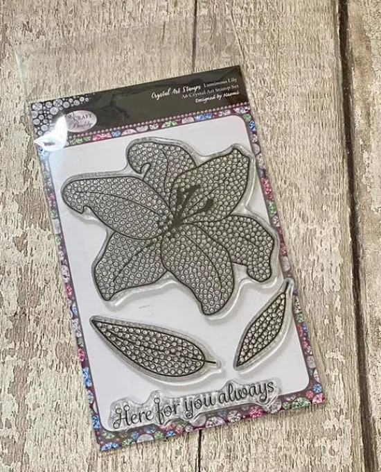 Craft Buddy Luminous Lily Crystal Art A6 Stamp Set Online