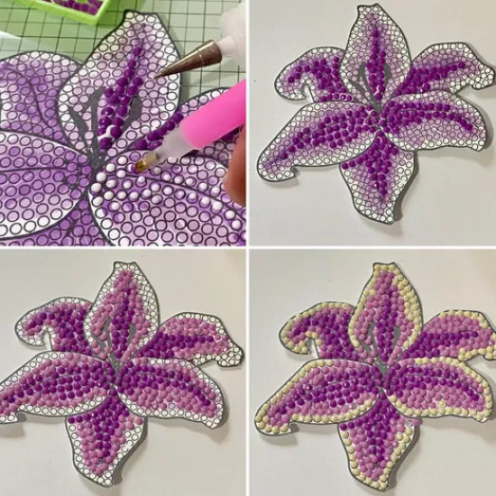 Craft Buddy Luminous Lily Crystal Art A6 Stamp Set Online
