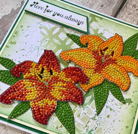 Craft Buddy Luminous Lily Crystal Art A6 Stamp Set Online