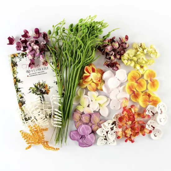 Craft Buddy "Luxury Orchids" Forever Flowerz x20 Online