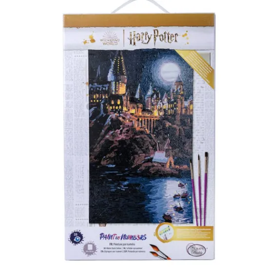 Craft Buddy "Magical Hogwarts" Harry Potter Paint By Numb3rs Canvas Kit Online