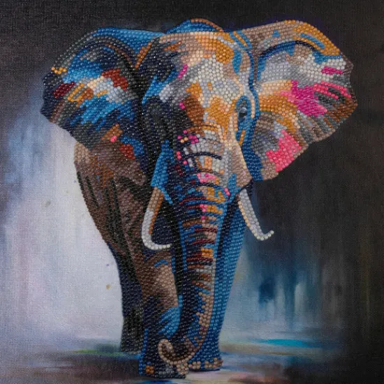 Craft Buddy “Majestic Elephant” Crystal Art Canvas 30x30cm Discount
