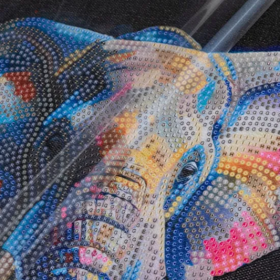 Craft Buddy “Majestic Elephant” Crystal Art Canvas 30x30cm Discount