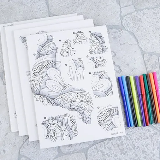 Craft Buddy "Max the Dog" 3D Colour Me Puzzle Kit Fashion