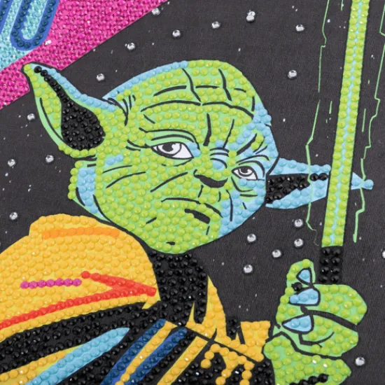 Craft Buddy May The Force Be With You Star Wars Mini Crystal Art Scroll Kit 20x30 Yoda Online