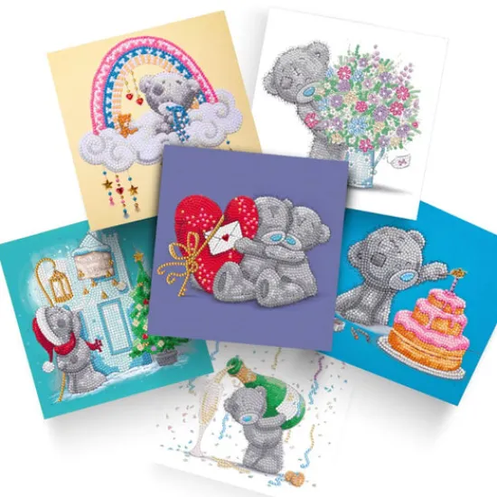 Craft Buddy "Me To You All Seasons" Crystal Art Cards - Set of 6 Discount