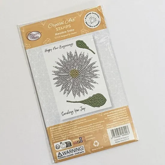 Craft Buddy "Meadow Daisy" Crystal Art A6 Stamp Set Hot