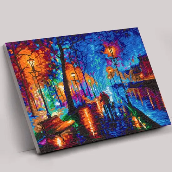 Craft Buddy "Melody of the Night" Crystal Art Canvas by Leonid Afremov 40x50cm Online