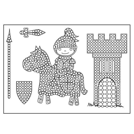 Craft Buddy "Noble Knight" Crystal Art A6 Stamp Set Online