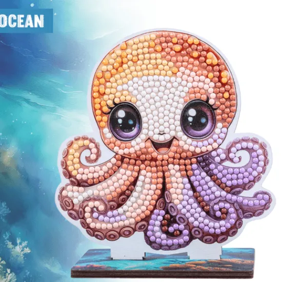 Craft Buddy Octopus Crystal Art Wildlife Buddies Outlet