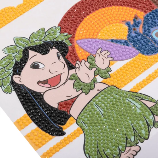 Craft Buddy Ohana Means Family Disney Mini Crystal Art Scroll Kit 20x30 New