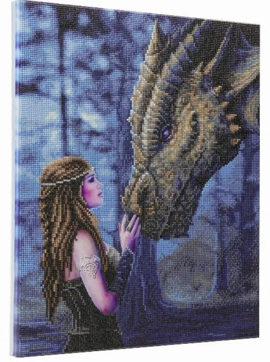 Craft Buddy "Once Upon a Time" Crystal Art Canvas by Anne Stokes 40x50cm Sale