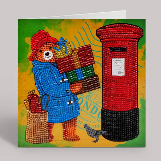 Craft Buddy "Paddington Sending Gifts"  Crystal Art Card 18x18cm Discount