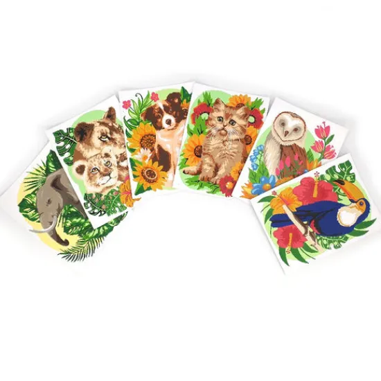 Craft Buddy Paint By Numb3rs Greeting Card Set (6 Cards) Outlet