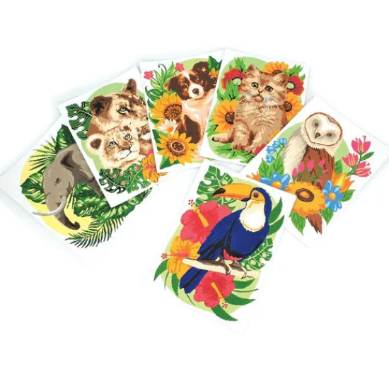 Craft Buddy Paint By Numb3rs Greeting Card Set (6 Cards) Outlet