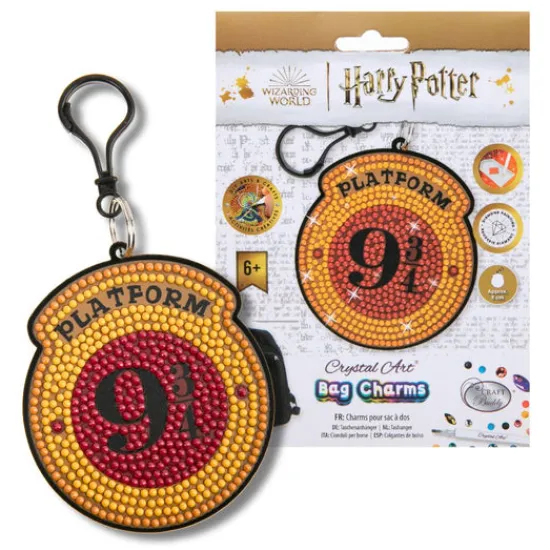Craft Buddy "Platform 9 3/4" Crystal Art Bag Charm Kit Harry Potter Online