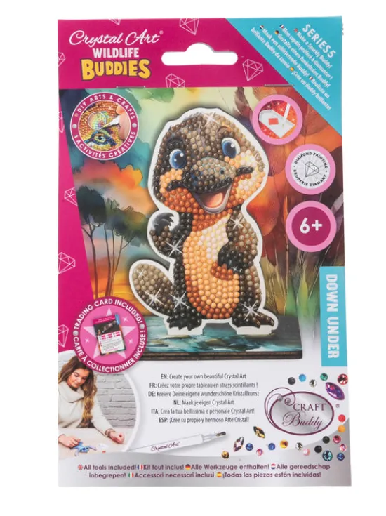 Craft Buddy Platypus Crystal Art Wildlife Buddies Fashion
