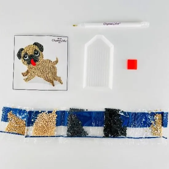 Craft Buddy "Playful Pup" Crystal Art Motif Hot
