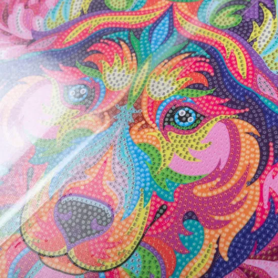 Craft Buddy "Rainbow Husky" Crystal Art Canvas 30x30cm Fashion