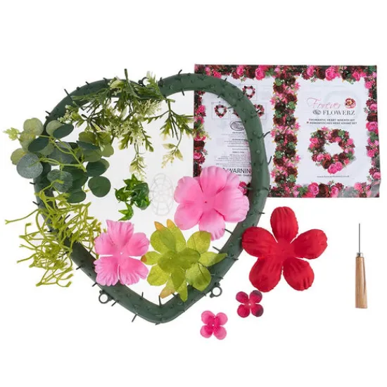 Craft Buddy "Romantic Heart" Forever Flowerz Wreath Best