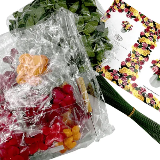 Craft Buddy Romantic Roses Forever Flowerz Kit New