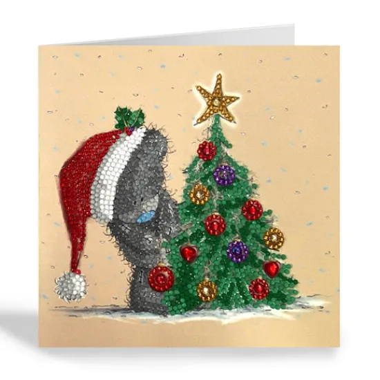 Craft Buddy "Season Sparkle" Tatty Teddy Crystal Art Card Best