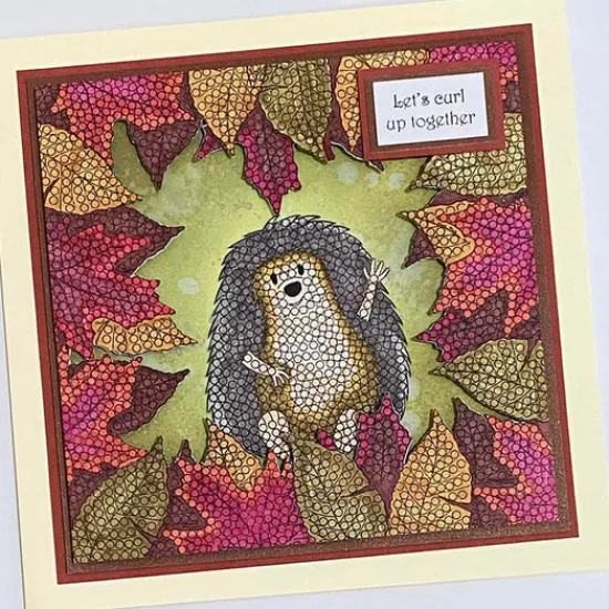 Craft Buddy "Sending Hedge-hugs" Crystal Art A6 Stamp Set Online
