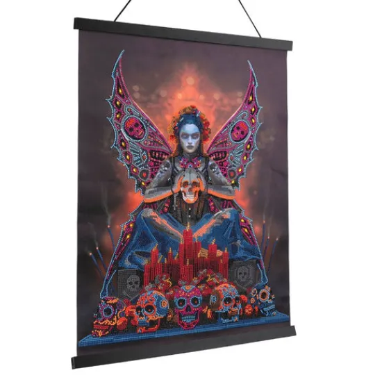 Craft Buddy "Skull Fairy" Crystal Art Scroll Kit 40x50cm Fashion