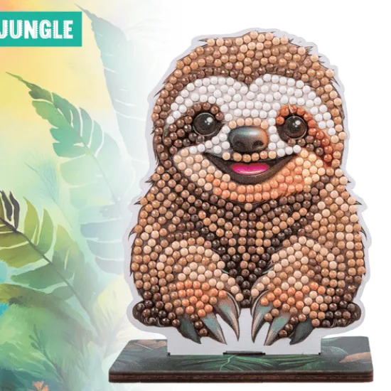 Craft Buddy Sloth Crystal Art Wildlife Buddies Discount