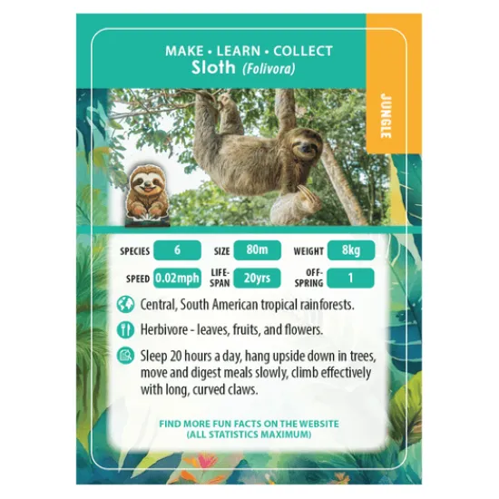 Craft Buddy Sloth Crystal Art Wildlife Buddies Discount
