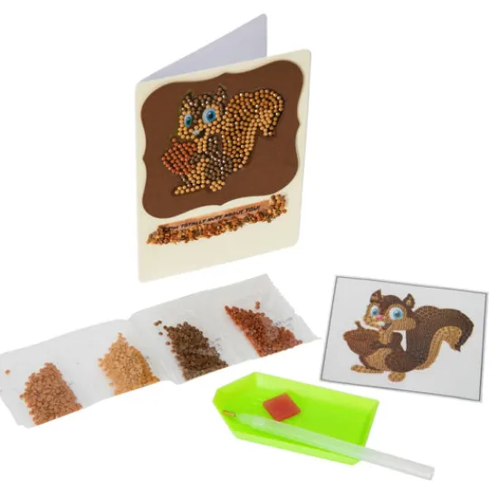 Craft Buddy "Smiling Squirrel" Crystal Art Motif Fashion