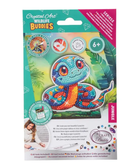 Craft Buddy Snake Crystal Art Wildlife Buddies Discount
