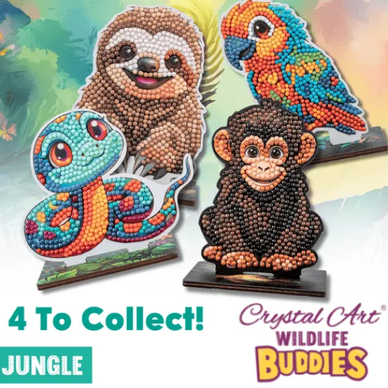 Craft Buddy Snake Crystal Art Wildlife Buddies Discount