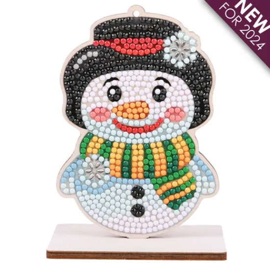 Craft Buddy "Snowman" Crystal Art Buddies Festive Series 4 Decoration Online