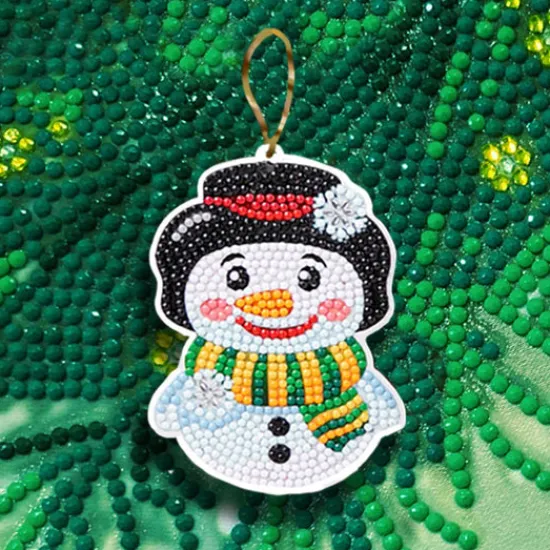 Craft Buddy "Snowman" Crystal Art Buddies Festive Series 4 Decoration Online