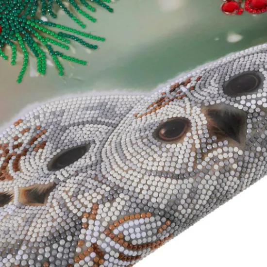 Craft Buddy ‘Snowy Owls Sanctuary’ Crystal Art Scroll Kit 40x50cm Best